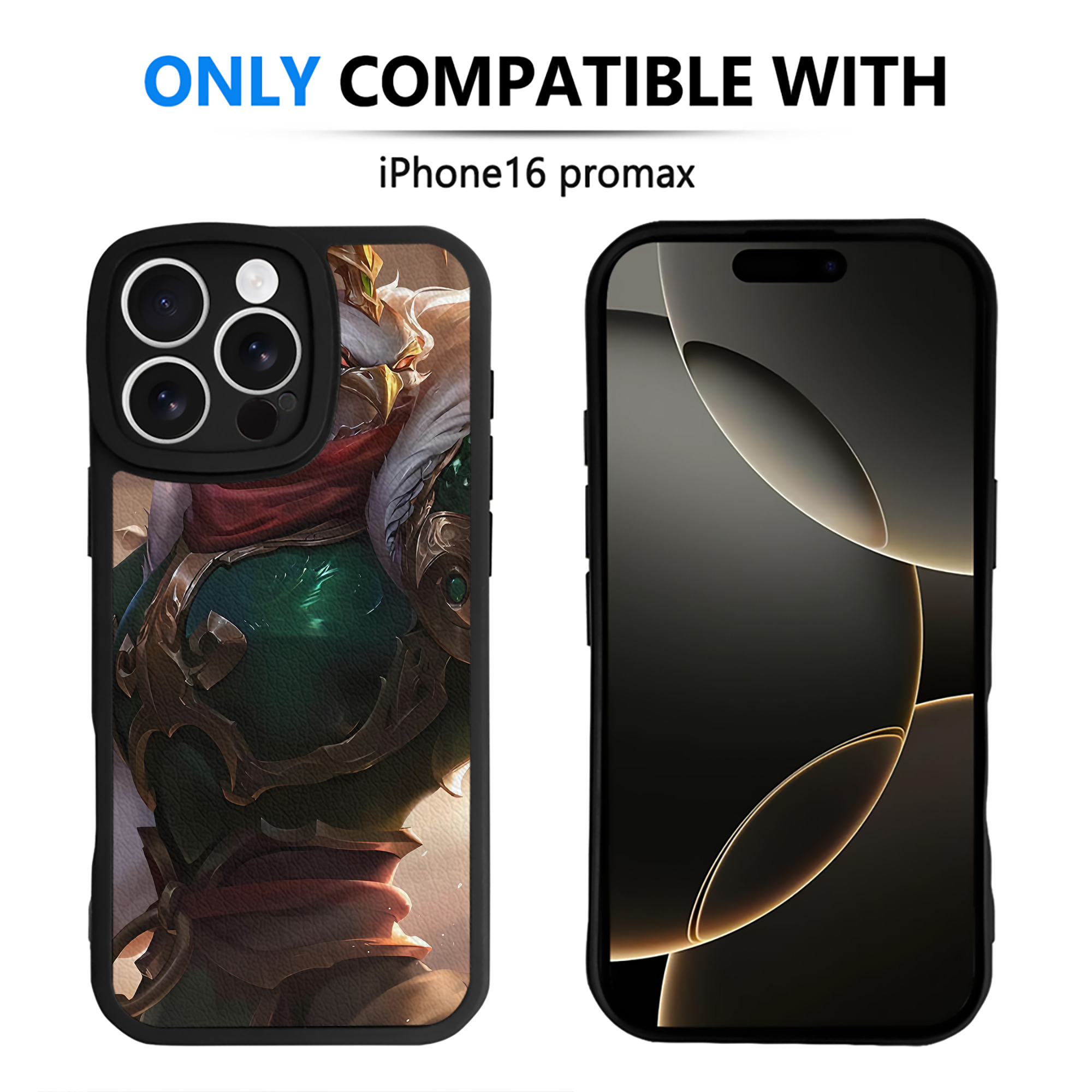 リーグ・オブ・レジェンド League of Legends LOL 【iPhone 16シリーズ対応】シリコンスマホケース（レザー調） 材質：シリコン